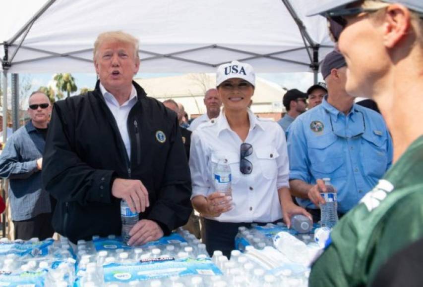 Trump agradeció al personal de FEMA por sus labores de rescate y reconstrucción en el Panhandle de Florida.