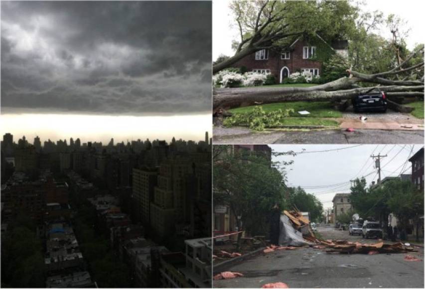 Una serie de tormentas eléctricas que azota la costa este de EEUU ha causado estragos en Nueva York, Washington D.C. y otras grandes ciudades, matando a al menos dos personas por la caída de árboles y dejando a miles sin electricidad.