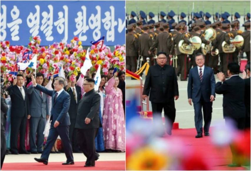 Los dirigentes de las dos Coreas desfilaron el martes en coche por las calles de Pyongyang aclamados por la multitud antes de una tercera cumbre en la que el surcoreano intentará allanar el camino para avanzar en la desnuclearización norcoreana.
