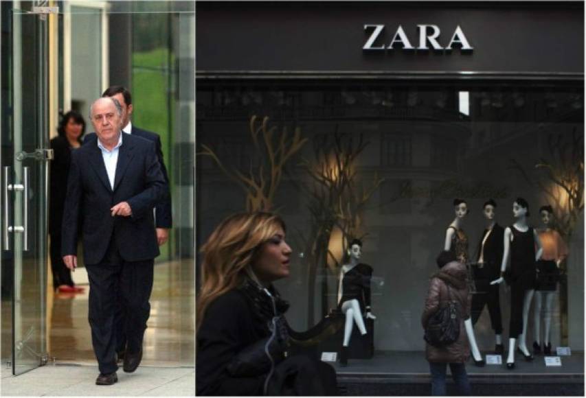 2. Amancio Ortega, el español fundador de Inditex, cuya marca más famosa es Zara, tiene un patrimonio valorado en 70 millones de dólares.