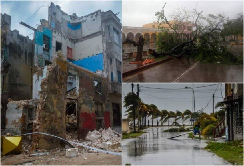 Cuba también sufrió el impacto de Irma.