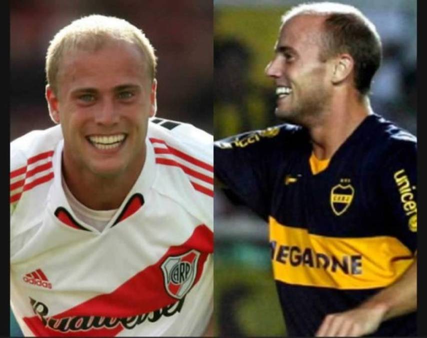 Luciano Figueroa - El exdelantero argentino jugó en River Plate en 2006 y luego en Boca Juniors en 2009.