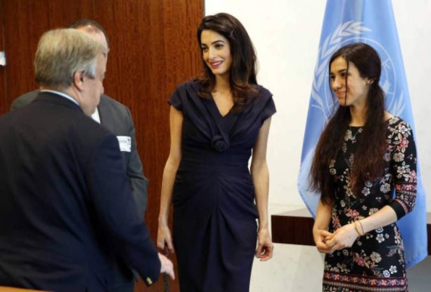 La esposa del actor George Clooney convirtió a Nadia en el rostro de las víctimas del Isis, llevándola a la ONU para que contara con detalles ante los representantes de las Naciones Unidas el infierno que pasó a manos de los terroristas.