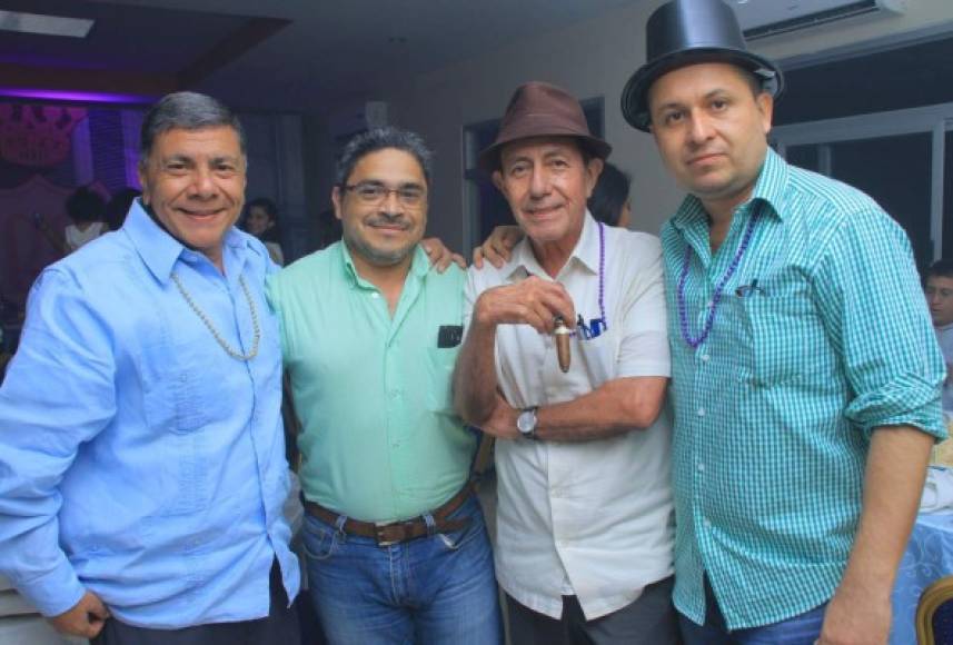 Danilo Bustillo, Renán Martínez y Juan Carlos Rivera.