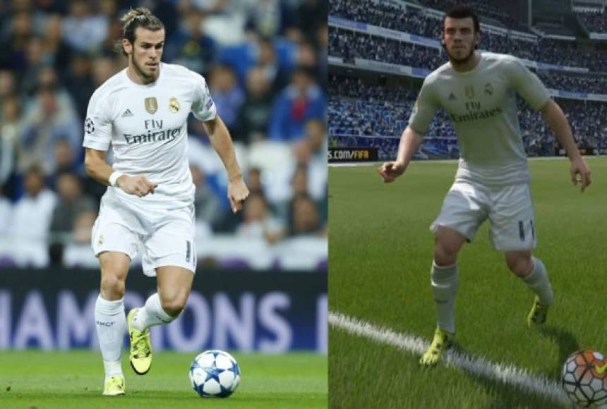 6- El galés Gareth Bale del Real Madrid (90).