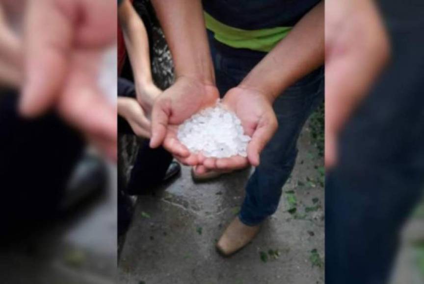 En el municipio de Trinidad, Santa Bárbara, se vivió por primera vez en su historia una tormenta de granizo. Según versiones de los vecinos, fueron 25 minutos devastadores y de asombro entre los pobladores cuando observaban como caían los fragmentos de hielo en toda la ciudad.