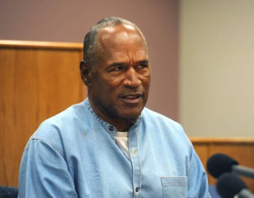 O.J. Simpson looks on during his parole hearing at the Lovelock Correctional Center in Lovelock, Nevada on July 20, 2017.<br/>Disgraced former American football star O.J. Simpson was granted his release from prison after serving nearly nine years behind bars for armed robbery. A four-member parole board in the western US state of Nevada voted unanimously to free the 70-year-old Simpson after a public hearing broadcast live by US television networks. / AFP PHOTO / POOL / Jason Bean / RESTRICTED TO EDITORIAL USE - MANDATORY CREDIT 'AFP PHOTO /POOL/Reno Gazette-Journal/ Jason Bean' - NO MARKETING NO ADVERTISING CAMPAIGNS - DISTRIBUTED AS A SERVICE TO CLIENTS<br/><br/>