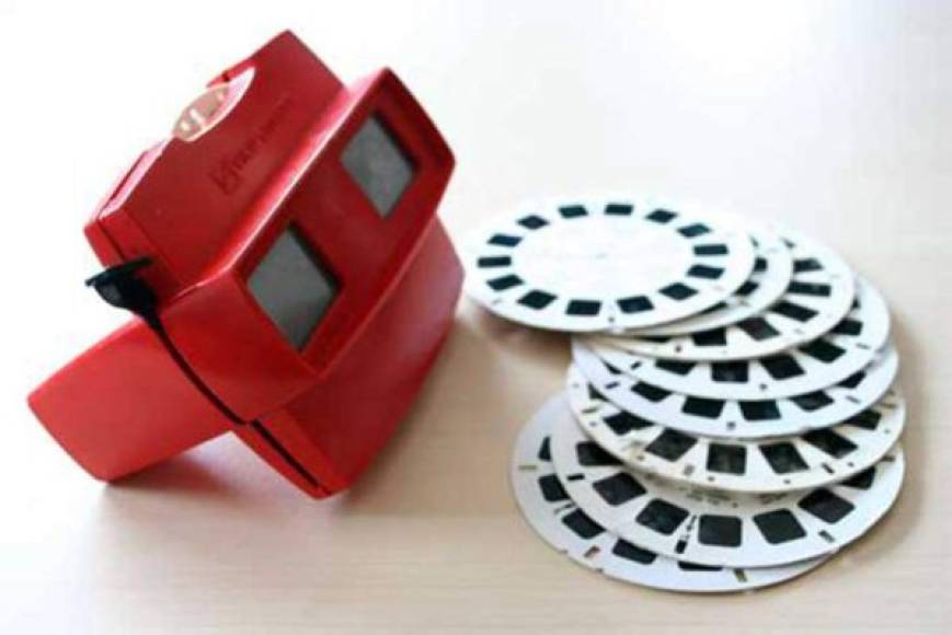 El 'View Máster' era uno de los juguetes más solicitados por los niños. Era distribuído por Mattel.