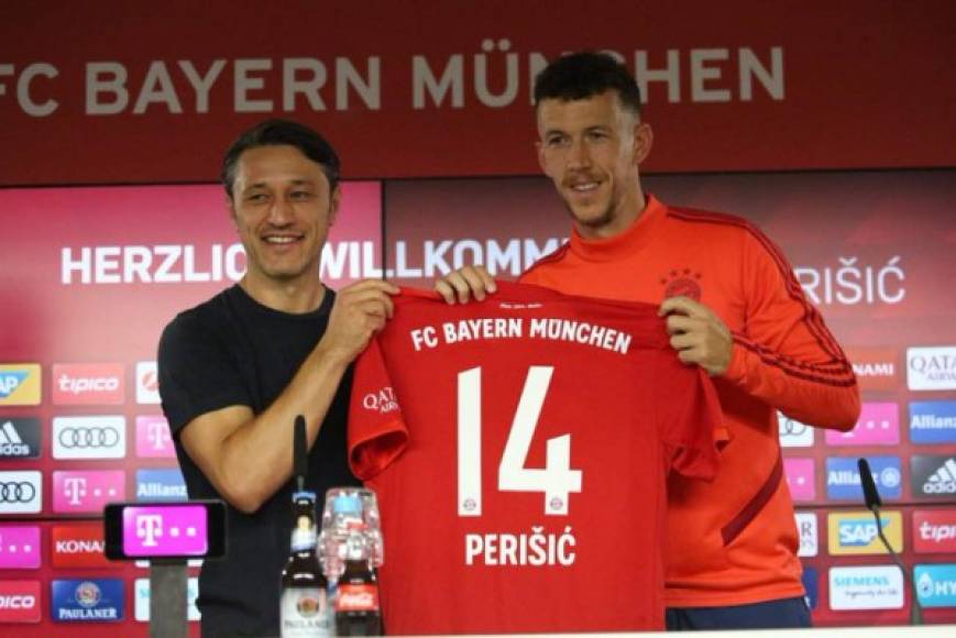 El atacante croata Ivan Perisic ha sido presentado como nuevo refuerzo del Bayern Múnich: 'Cuando un club tan grande como el Bayern me llamó no lo dudé', ha dicho el ex jugador del Inter.