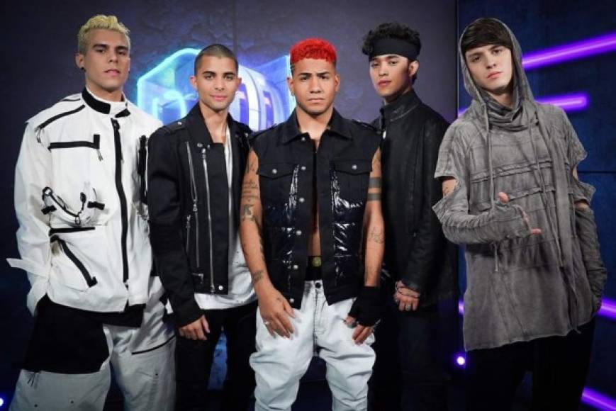 El grupo de reguetón CNCO.