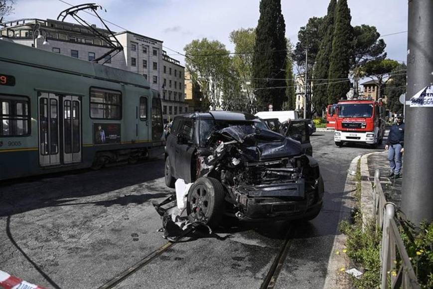 El accidente de Ciro Immobile tuvo lugar en la Piazza Cinque Giornate en torno a las 8.30 de la mañana.