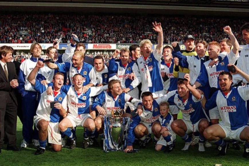 Blackburn Rovers, campeón de la Premier League 1994-1995.