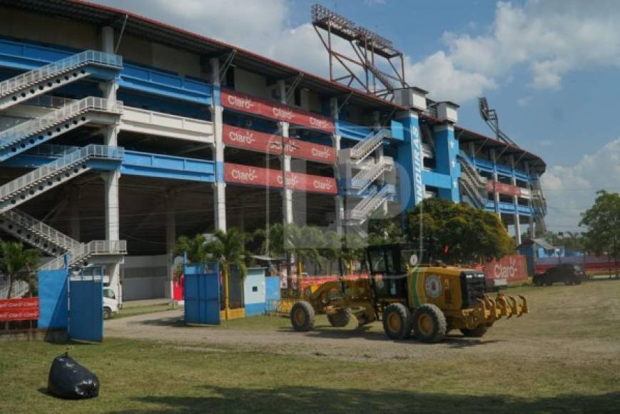 Los accesos al estadio Olímpico han quedado completamente limpios y las calles han sido reparadas.