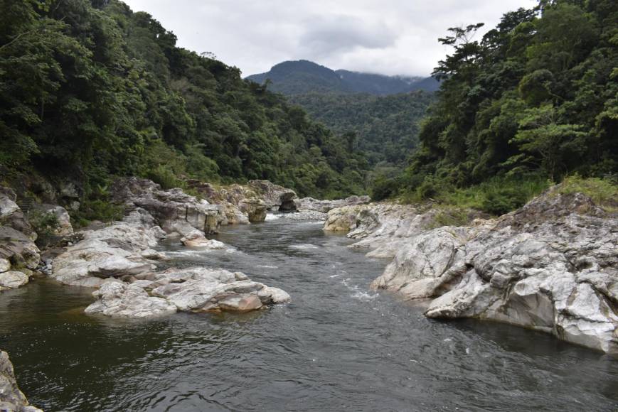 El río Cangrejal se extiende por una ruta escarpada de rocas, esto hace que en su recorrido se formen rápidos, que son la esencia del rafting.