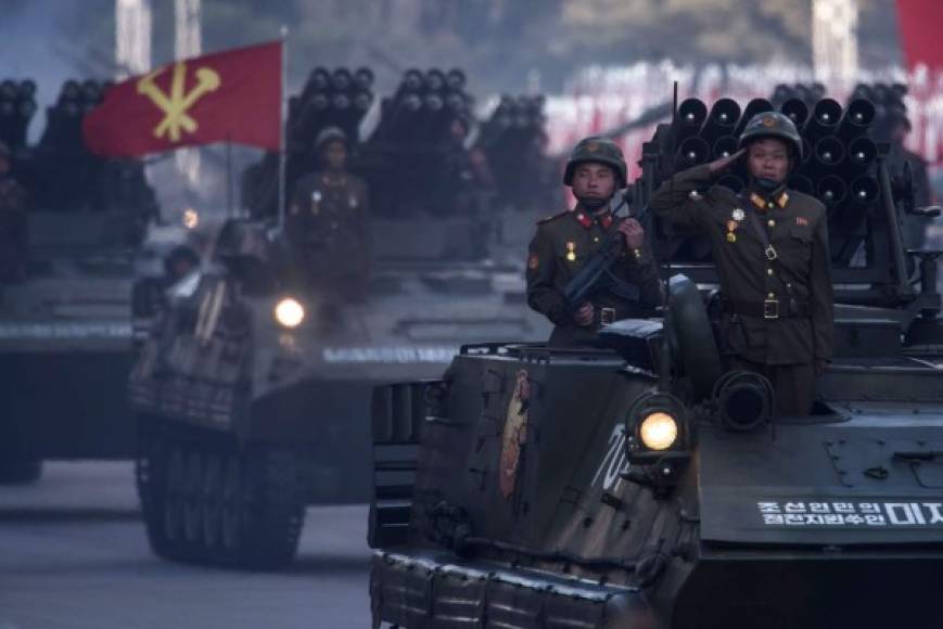Kim Jong-Un aseguró el sábado que Corea del Norte 'está preparada para luchar en cualquier tipo de guerra provocada por EUA'.