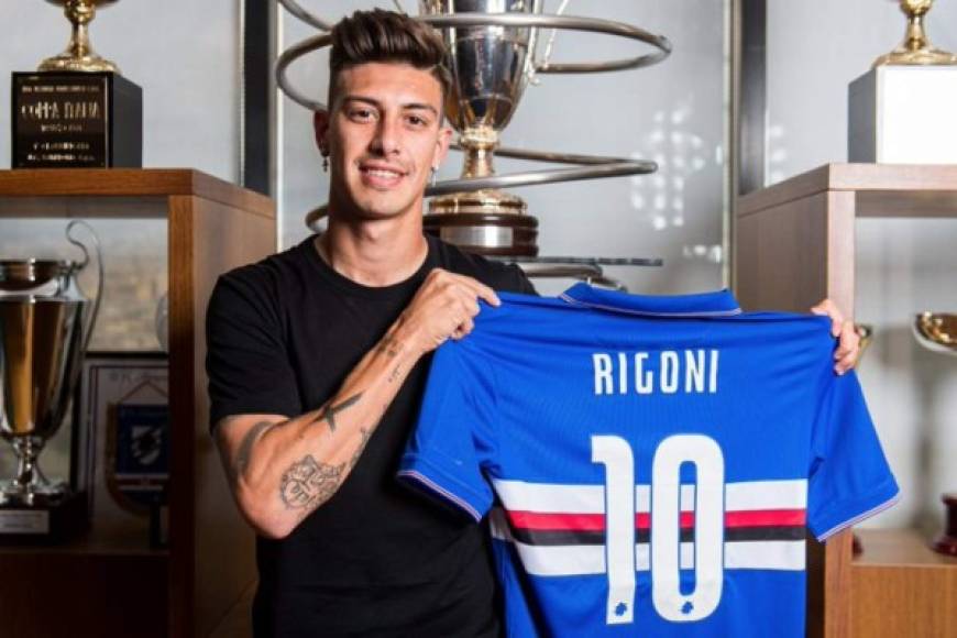 La Sampdoria obtiene la cesión del extremo argentino Emiliano Rigoni por una temporada con obligación de compra por 10.000.000 €. Firma hasta junio de 2023.