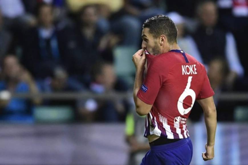 Koke selló la gran victoria del Atlético sobre el Real Madrid.