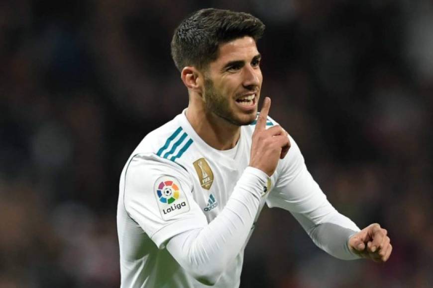 4. Marco Asensio del Real Madrid - 700 millones de euros.