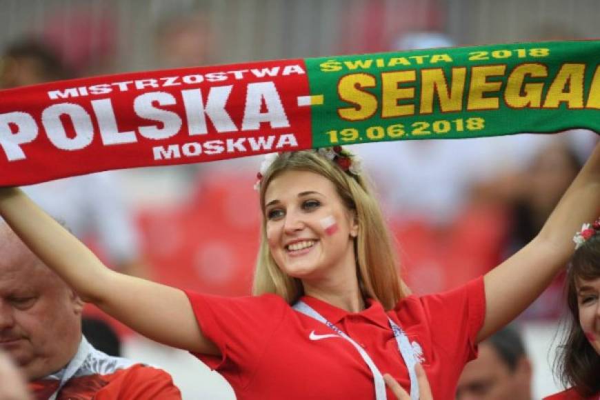 Las polacas ganan hasta ahora la batalla de las más bellas en Rusia 2018.Foto AFP