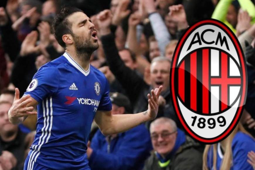 El Milán podría tener cerrado a su primer fichaje para la próxima temporada. El español Cesc Fábregas estaría cerca de convertirse en nuevo jugador 'rossoneri'. Según Daily Star, el nuevo propietario chino del conjunto italiano tienen ambicioso proyecto en mente y ofrecería 25 millones de euros al jugador del Chelsea.