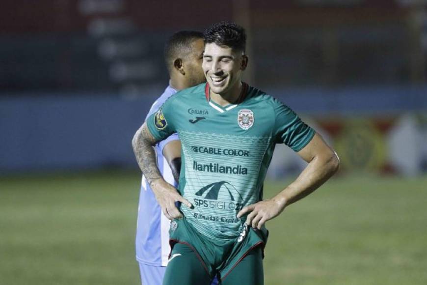 Ryduan Palermo sufrió su primera expulsión en Honduras con la camiseta del Marathón.