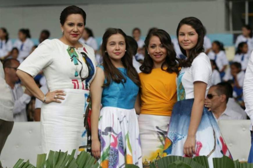 Ana Daniela, Ivonne e Isabela Hernández son las hijas del mandatario hondureño, Juan Orlando Hernández.