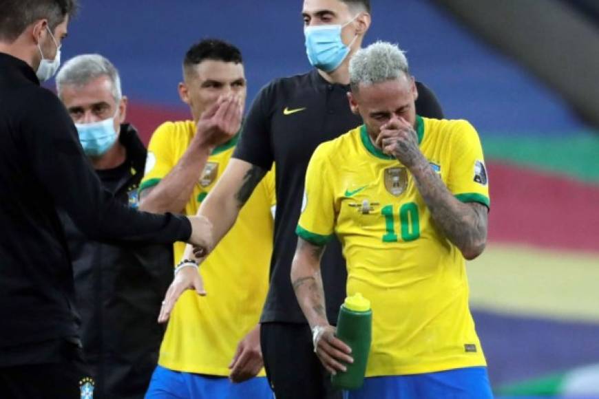Las lágrimas de Neymar en el Maracaná.