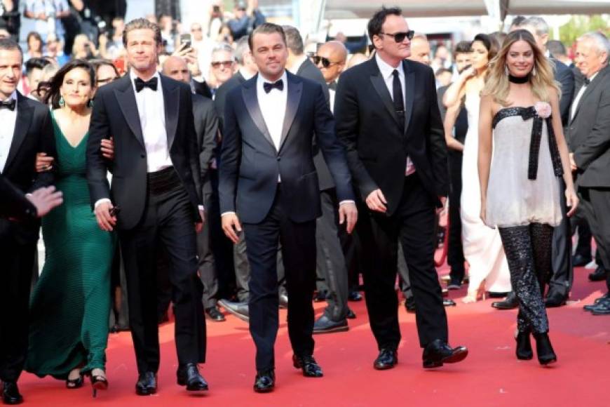 Los dos actores comparten por primera vez la cartelera del mismo filme, 'Once Upon a Time... in Hollywood', presentado este martes y dirigido por Tarantino, quien en 1994 fue premiado con la Palma de Oro en Cannes.