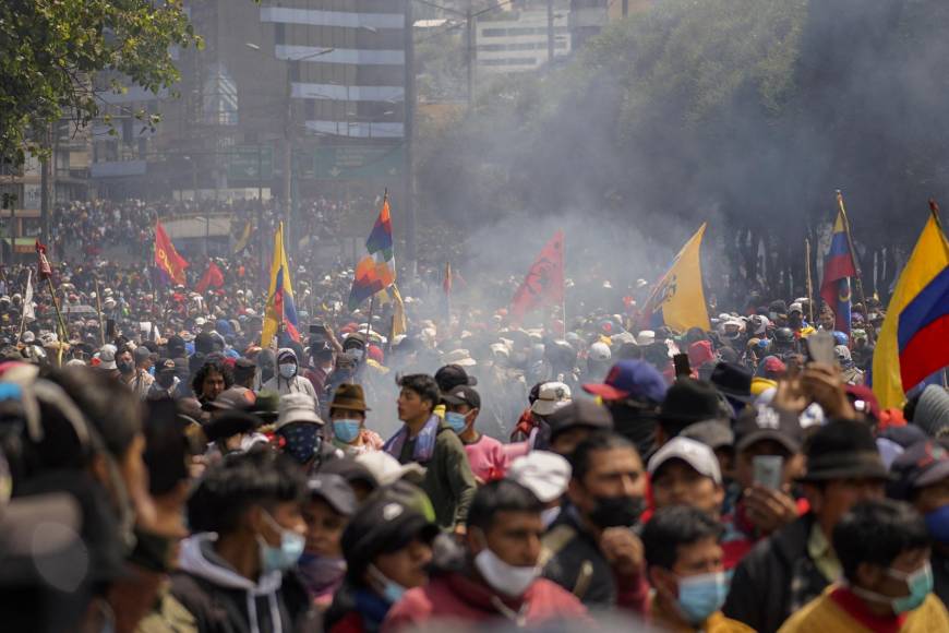 De su lado, el ministro de Defensa, Luis Lara, alertó el martes que “la democracia del Ecuador está en serio riesgo”.
