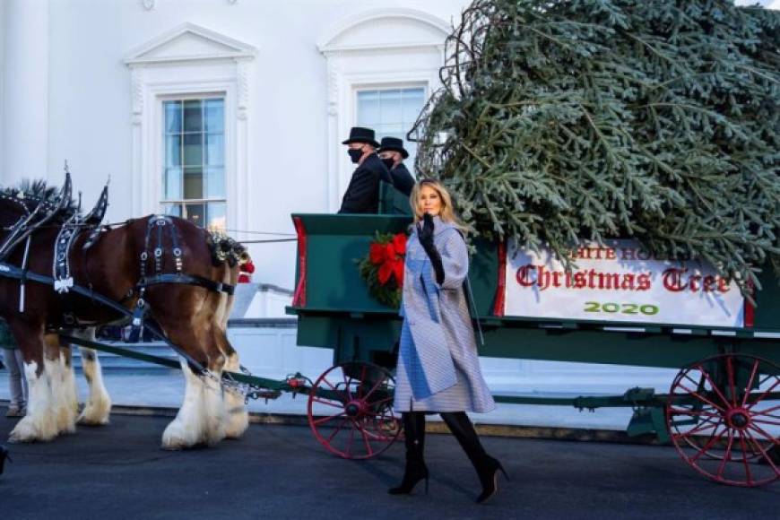 Esta será la última Navidad de los Trump en la Casa Blanca, y Melania se prepara para presentar la esperada decoración navideña de la Casa Blanca, que marcaría el último evento que realizará como primera dama de Estados Unidos.