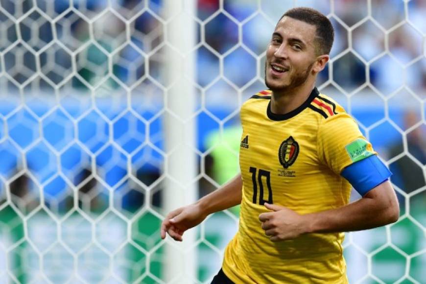 Eden Hazard: Mediocampista ofensivo de la selección de Bélgica, de los mejores de la Copa del Mundo.