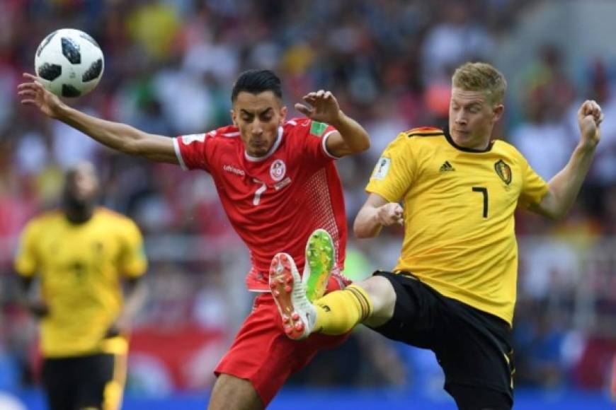 Bélgica y Túnez protagonizaron el partido con más goles del torneo: siete.