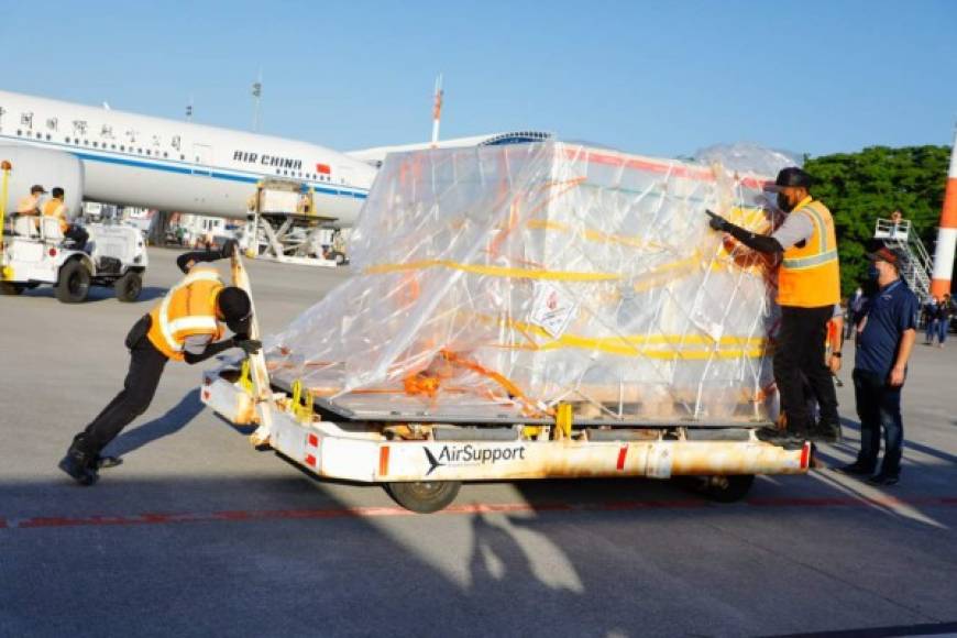 El cargamento fue comprado por el Gobierno del presidente Nayib Bukele, informó la Presidencia.