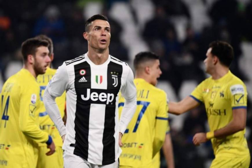 CR7 es un experto en anotar penales, pero esta vez falló y es su primer penal errado en Italia con la camiseta de la Juventus.