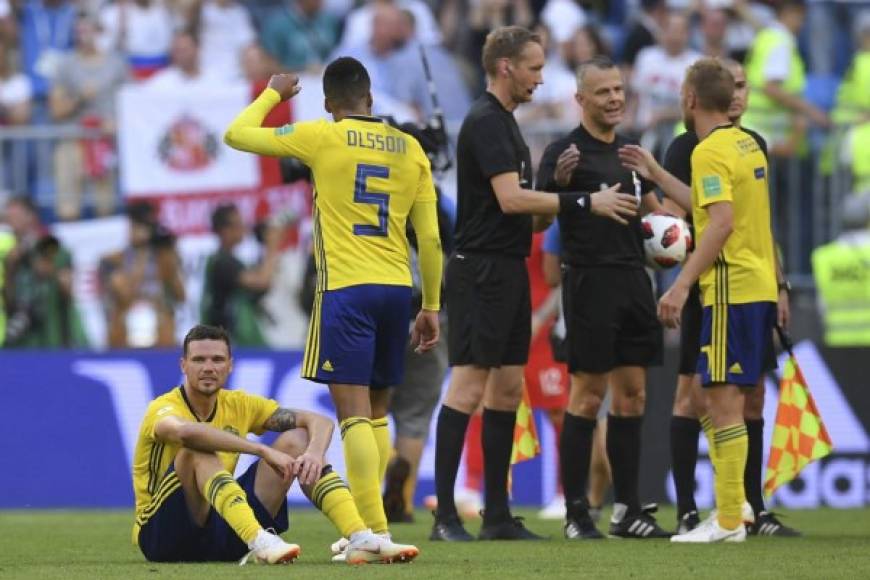Por su parte Suecia se despide del Mundial en cuartos de final tras una destacada participación. Los suecos sin su estrella Ibrahimovic llegaron hasta esta instancia.<br/>