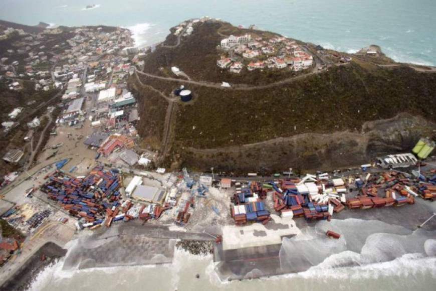 El huracán Irma impactó en la pequeña isla caribeña, la tarde del pasado miércoles.