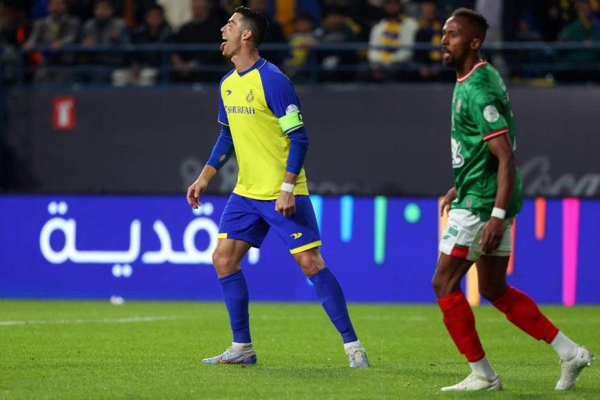 Así reaccionaba Cristiano Ronaldo al no poder marcar frente al Al-Ettifaq.
