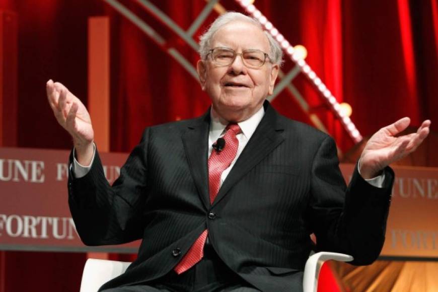 3. Warren Buffet: Es el director general y primer accionista de Berkshire Hathaway, tiene un patrimonio de 63,700 millones de dólares.