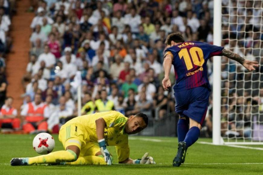 Pudo marcar con un disparo al travesaño en el minuto 51 y se marchó del estadio Santiago Bernabéu sabiendo que, además de Luis Suárez, necesita otro socio en el ataque para que este proyecto funcione.