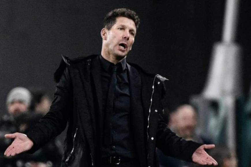 El entrenador Diego Simeone no podía creer que le habían remontado el 2-0 de la ida.