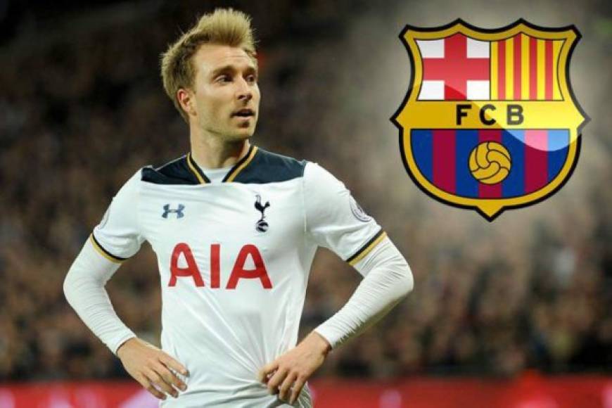 Christian Eriksen: El volante danés termina su contrato con Tottenham el 30 de junio del 2020 y con Mourinho como DT de los Spurs no la pasa nada bien. En varios partidos ha sido suplente y su nombre ya es vinculado al FC Barcelona.