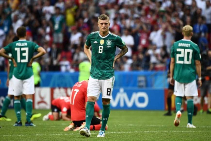 Toni Kroos esta vez no pudo salvar a Alemania. Foto AFP
