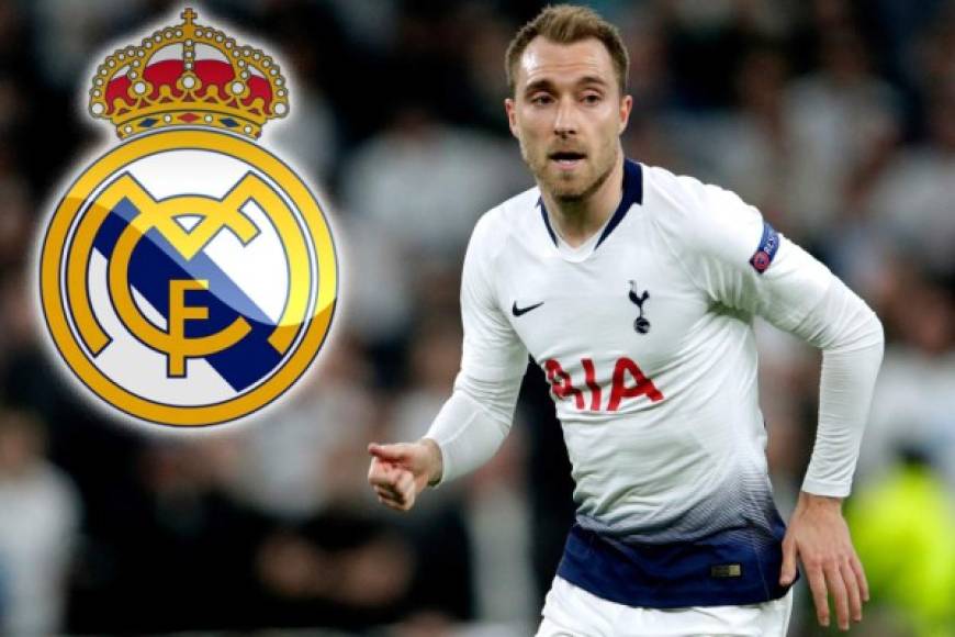 Christian Eriksen es otro de los fichajes que busca hacer el Real Madrid a pedido de Zidane, busca reforzar su medio campo luego del bajo nivel que mostró Luka Modric en la campaña anterior.