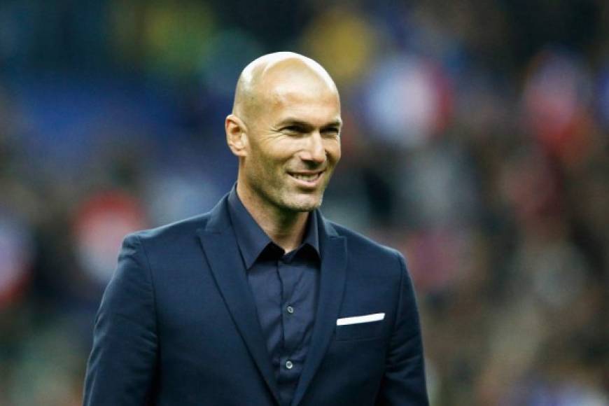 Zinedine Zidane es el entrenador del Real Madrid.