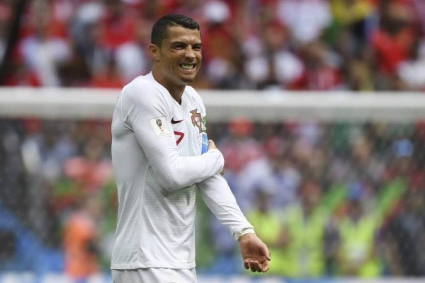 Cristiano Ronaldo lleva cuatro goles en el Mundial de Rusia.