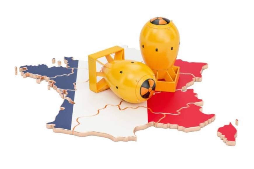 3. Francia<br/><br/>Se estima que Francia tiene al menos 300 armas nucleares.