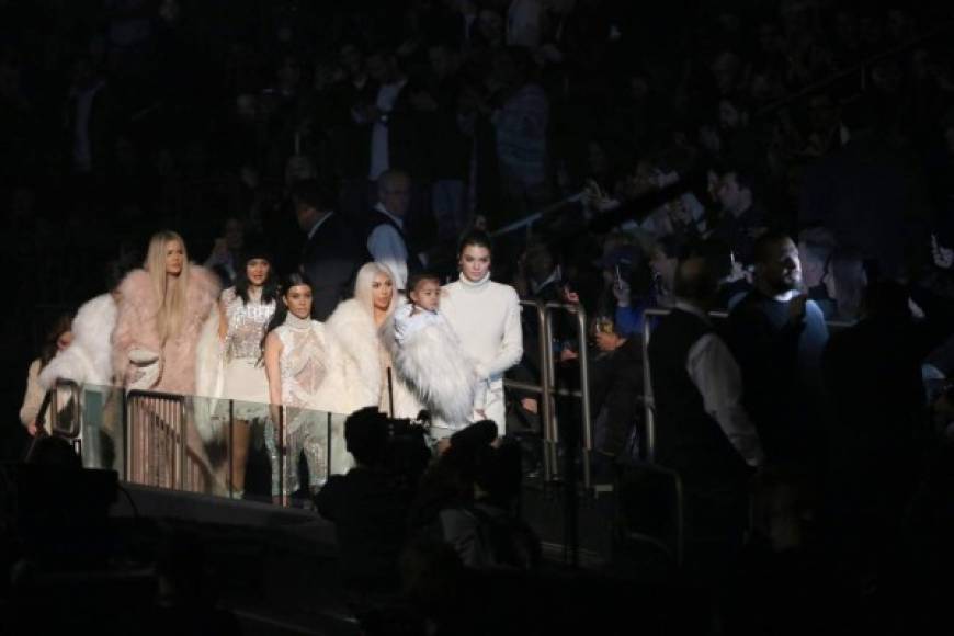 Las Jenner y las Kardashian en el Madison Square Garden de Nueva York.