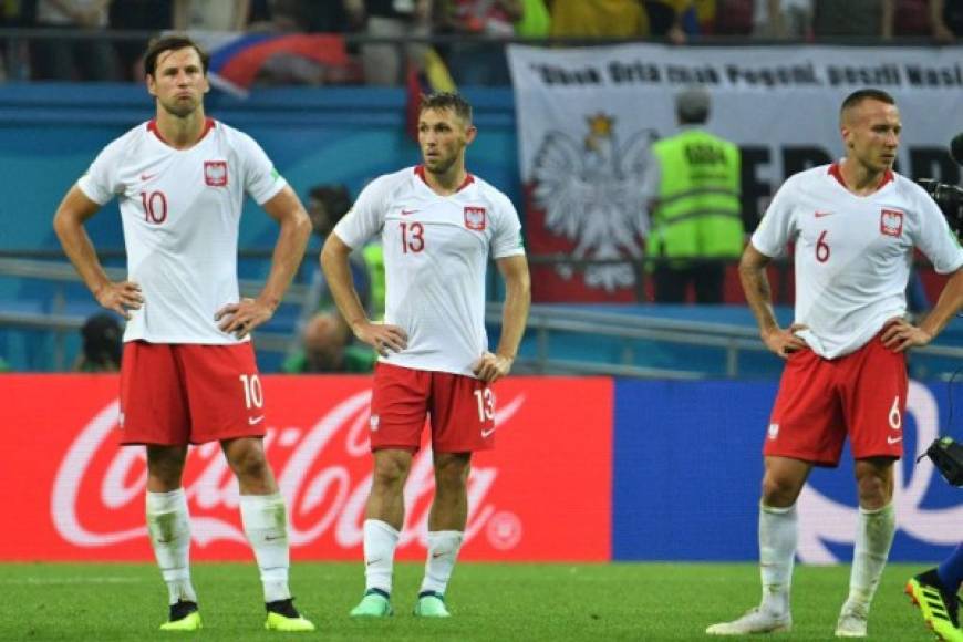 Polonia pintaba para ser una de las revelaciones y mas bien es la única eliminada del grupo H de Rusia 2018.