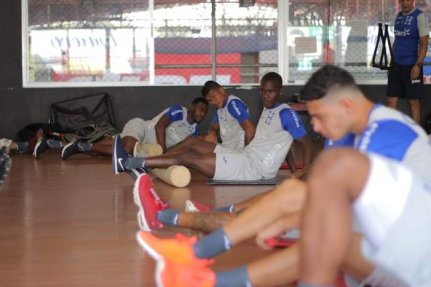 Este es el tercer día de trabajo de la Selección de Honduras. El proceso de Fabián Coito empezó el lunes.
