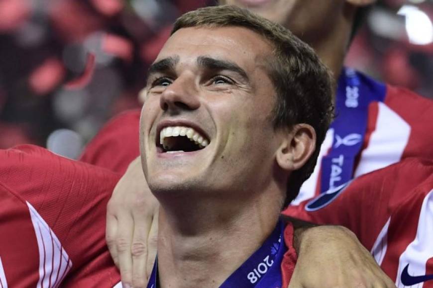 La cara de felicidad Griezmann lo dice todo.